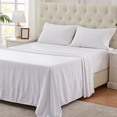 Bed Sheet Set - Brushed Microfiber Bedding - Bedding Sheets & Pillowcases -  Deep Pockets - Easy Fit - Breathable & Soft Hotel Sheets- 4 Piece Queen