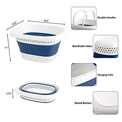 Pop & Close Collapsible Laundry Basket 