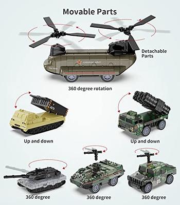 Fridja 11* Kinds Of Military And Toys For Boys, Small Combat Vehicles With  Mini Helicopters, Mini Cars, Vehicle Toys For Boys And Girls' Children's  8-12 