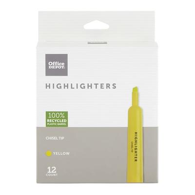 Office Depot Brand Presharpened Pencils 2 Medium Soft Lead Yellow Pack Of  12 - Office Depot