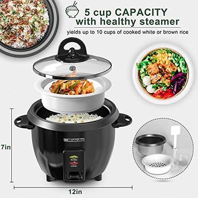  Mishcdea Rice Cooker 5 Cups Uncooked (10 Cooked