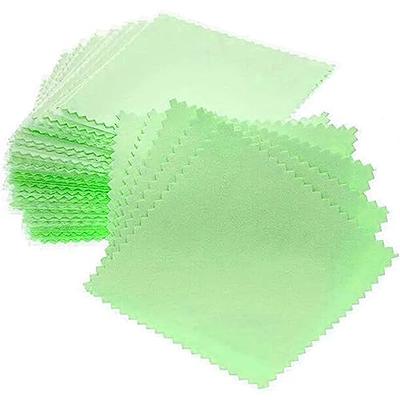 100Pcs Jewelry Cleaning Cloth, Silver Polishing Cloth Individually