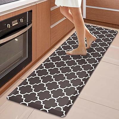 WISELIFE Kitchen Floor Mat Cushioned Anti-Fatigue Kitchen Rug,17.3x39,Non  Slip Waterproof Kitchen Mats and Rugs Heavy Duty PVC Ergonomic Comfort Mat  for Kitchen,Office, Sink, Laundry,Grey - Yahoo Shopping
