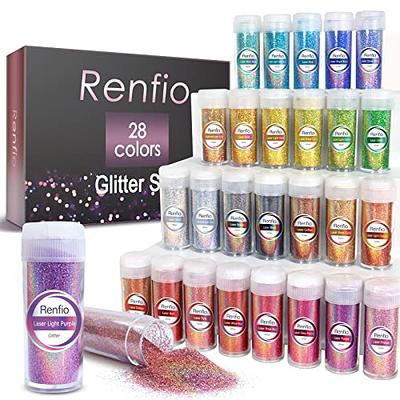 LEOBRO Glitter, 41PCS Resin Supplies Kit, Extra Fine Glitter for Resin,  Resin Glitter Flakes Sequins, Foil Flakes, Craft Glitter for Resin Crafts