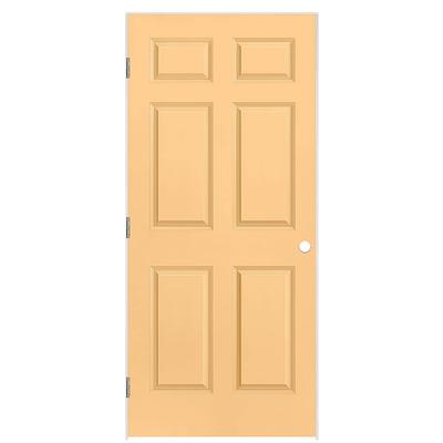 Masonite Traditional 32-in x 80-in 6-panel Solid Core Molded Composite Slab  Door in the Slab Doors department at