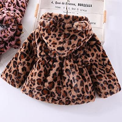 Brown Leopard Cozy Fleece Leggings