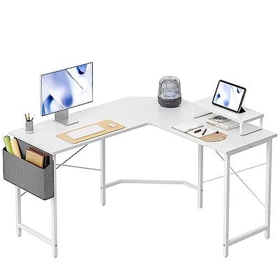 Saygoer Computer Desk Industrial Corner Table for Small Spaces