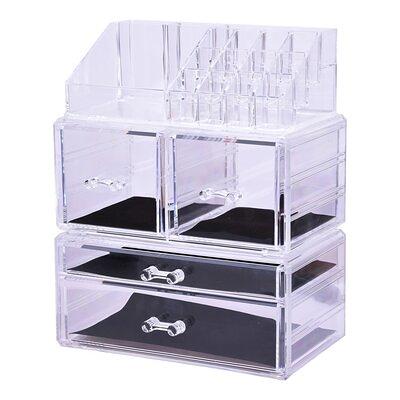 Syntus 3 Piece Set Stackable Makeup Organizers, 4.4'' Tall Acrylic Drawer  Organizer, Clear Plastic Cosmetics Storage Drawers for Vanity, Undersink,  Bathroom Organizer, Skincare, Kitchen Cabinets - Yahoo Shopping