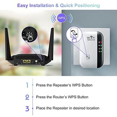 WiFi Extender Signal Booster Up to 5000sq.ft and 45 Devices, WiFi Range  Extender, Wireless Internet Repeater, Long Range Amplifier with Ethernet  Port, 1-Tap Setup, Access Point, Alexa Compatible - Yahoo Shopping