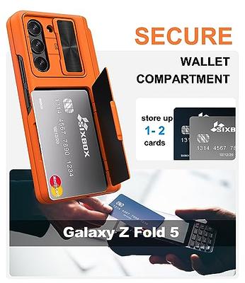 Case for Samsung Galaxy Z Fold 5 5G, with Detachable Magnetic S Pen Holder  and S Pen, Build-in Hidden Kickstand 2 In 1 Protective Phone Case Cover for Samsung  Galaxy Z Fold