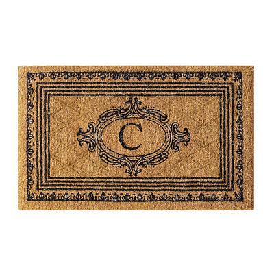 A1 Home Collections A1HC Natural Coir & Rubber Door Mat, 30x48