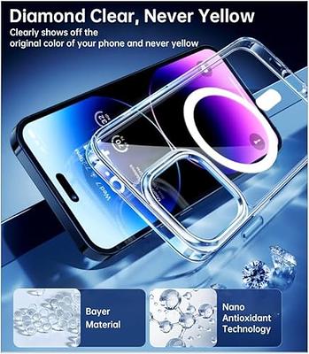  ESR for iPhone 14 Case/iPhone 13 Case, Compatible with MagSafe,  Shockproof Military-Grade Protection, Magnetic Phone Case for iPhone 14/13,  Classic Hybrid Case (HaloLock), Clear : Cell Phones & Accessories