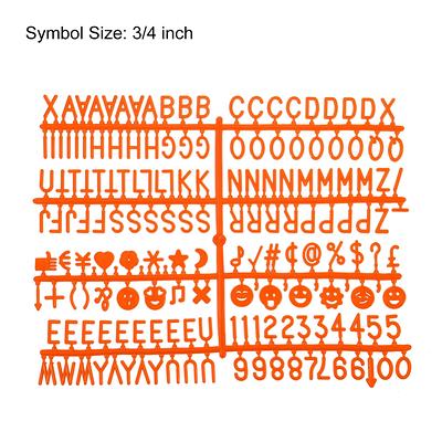 Panelee 145 Pcs 20 Sheets Large Letter Stickers 4 Inch Vinyl Alphabet  Letter Number Stickers Self Adhesive Big Font Letters Number Stickers for