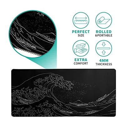 Japanese Anime Mouse Pad XXLarge size, Anime Desk Mat, Anime Computer Accessories, Rubber Waterproof Mousepad for Laptop Computer