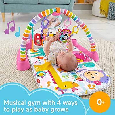 Fisher-Price Baby Playmat Deluxe Kick & Play Piano Gym With Musical -Toy  Lights & Smart Stages Learning Content For Newborn To Toddler, Pink - Yahoo  Shopping