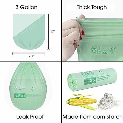 BEIDOU-PAC 100% Compostable Trash Bags, 3 Gallon Compost Bags