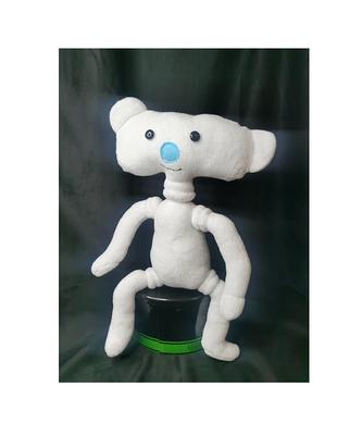 BEAR Alpha Plush Handmade Toy Bear Alpha Soft Doll Alpha 