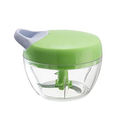 Manual Food Chopper Hand Held Vegetable Onion Blender Mincer Mixer