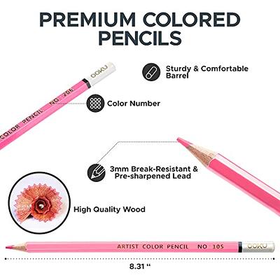 Pre-Sharpened Colored Pencils Set of 120 in Tin Box for Kids and Adults