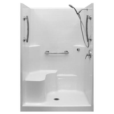 1 Piece Low Threshold Shower Stall, How To Install 1 Piece Shower With Bathtub