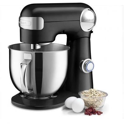 Estella EMIX8G Silver 8 Qt. Programmable Bowl Lift Countertop Mixer with  Guard a