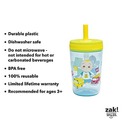 Zak Designs CoComelon Kelso Tumbler Set, Leak-Proof Screw-On Lid with  Straw, Bundle for Kids Includes Plastic and Stainless Steel Cups with Bonus  Sipper (3pc Set, Non-BPA), 15 fluid ounces - Yahoo Shopping