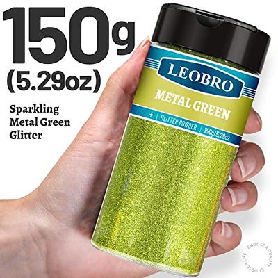 Extra Fine Glitter, 150g/5.29oz Resin Glitter Powder, Fine Glitter for  Crafts, Bulk Metallic Craft Glitter for Resin, Nail, DIY Glitter Tumbler  Painting Art Craft, LEOBRO Metal Green Glitter - Yahoo Shopping