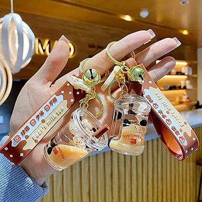 Boba Keychains Latte Seriesbubble Tea Keychainboba Tea Drink