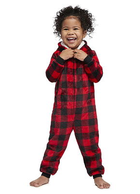 Jolly Jammies Toddler Buffalo Plaid Matching Family Pajamas Union