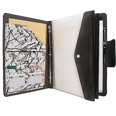 Padfolio Ring Binder with Color File Folders, 3-Ring Binder Portfolio –  epadfolios