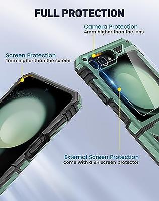 Natbok for Samsung Galaxy Z Flip 5 5G Case,[Anti-Drop] [Anti-Scratch] Slim  Thin Hard PC Galaxy Z Flip5 Full-Body Protective Case,Shockproof & Non-Slip