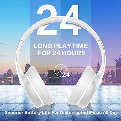 Motorola Escape 220 Passive Noise Canceling Headphones, Bluetooth  Headphones with Microphone, Wireless Headphones with 24 Hour Battery Life