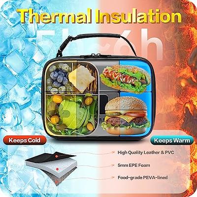 Insulated Lunch Box For Men Portable Bento Box Food Storage Office