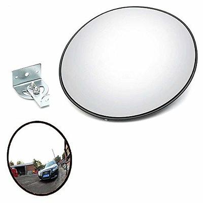 Convex Traffic Mirror, 12 Inch Wide Angle Curved Security Corner Mirror  with Adjustable Fixing Bracket for Outdoor Indoor Driveway Road Shop Garage  Parking Lot Blind Spot - Yahoo Shopping