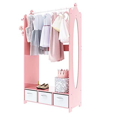 UTEX Kids Dress up Storage with Mirror and Storage Bin,Kids Armoire Dresser, Costume Closet,Pretend Storage Closet for Kids - Yahoo Shopping