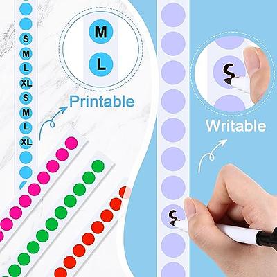  1 Inch Circle Stickers,1400 PCS Colored Dot Stickers