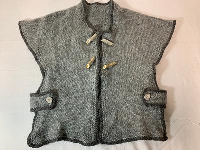 ベスト/ジレ oll kyoto ORTEGA MOTIF HAND KNIT VEST