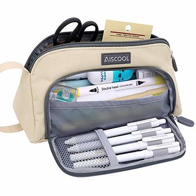 Pencil Case Big Capacity High Large Storage Tactical Small Tool Pouch Bag  Marker Pen Case Stationery Bag Travel Holder School College Office  Organizer