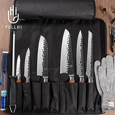 FULLHI 12pcs Butcher Chef Knife Set include sheath High Carbon Steel  Cleaver Kitchen Knife Whole Tang Vegetable Cleaver Home BBQ Camping with  Knife Bag,Meat Thermometer - Yahoo Shopping