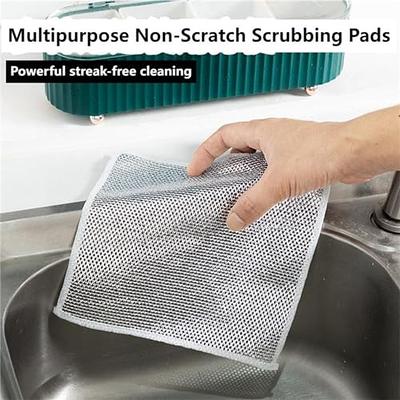 Microfiber Dish Cloths | Scrubs & Cleans: Dishes, Sinks, Counters, Stove Tops | Easy Rinsing | Machine Washable | 6 Pack (Size 4 x 6 inches)