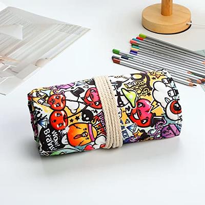 220 Slots Drawing Pencil Case Colored Pen Organizer Bag Portable Painting  Storage Pouch Watercolor Pencils Holder 