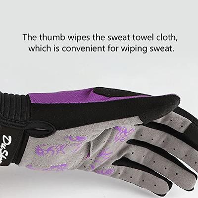 Souke Sports Cycling Bike Gloves Padded Half Finger Bicycle Gloves  Shock-Absorbing Anti-Slip Breathable MTB Road Biking Gloves for Men/Women