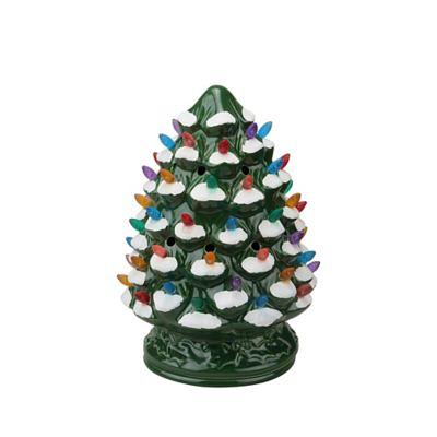 National Tree Company 37 Pre-Lit Hanging Metal Wire Tree Decoration