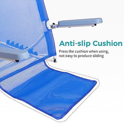 Adjustable Bed Backrest bed Chair - Lifting Bed Backrest support 8 Gears  with Headrest Pillow for Reading, Foldable Bed Chair wedge for