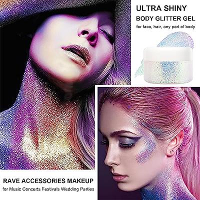 Color Changing Body Glitter, Holographic Glitter Gel for Body, Face, Hair  and Clothes, Body Shimmer Makeup Rave Accessories with Long Lasting  Waterproof Formula, 1.7 onuce (Mermaid #04) - Yahoo Shopping