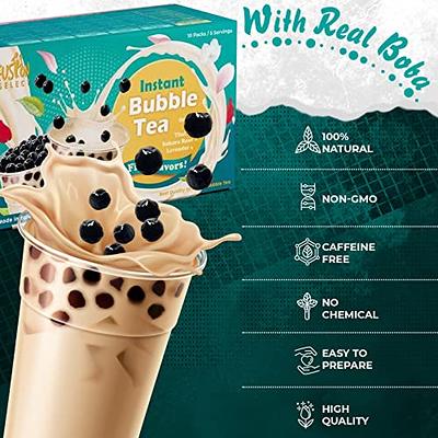 The NEW JUMBO DIY Boba/Bubbles Tea Party Kit ~ CLASSIC FLAVORS ~  Traditional Milk Tea, Thai Tea, Matcha Green Tea Latte by: Buddha Bubbles  Boba