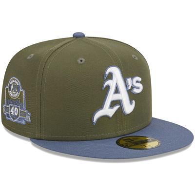 Men's New Era Gray/Teal Oakland Athletics 59FIFTY Fitted Hat