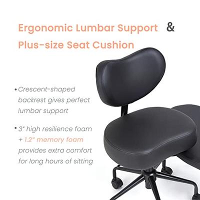 Pipersong Meditation Chair Plus, Cross Legged Chair with Wheels, ADHD  Chair, Criss Cross Desk Chair with Lumbar Support and Adjustable Stool,  Flexible