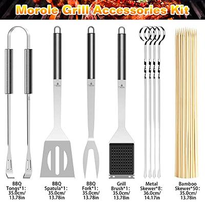 Premium Grilling Gift Set with Spatula, Tongs & BBQ Fork