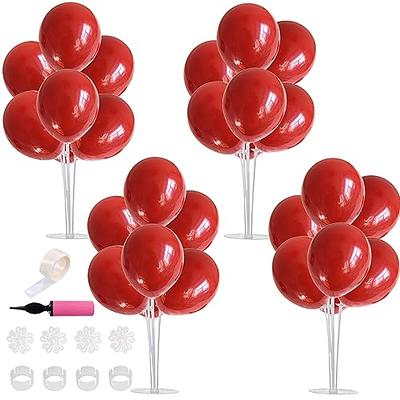 TONIFUL Balloons Stand Kit Ruby Red Table Birthday Decorations